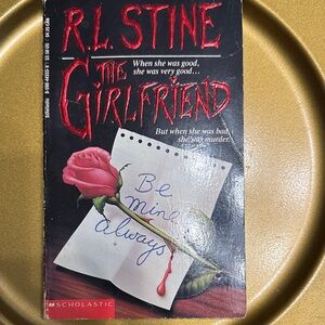 Scholastic R.L. Stine's The Girlfriend - Red and Black Cover